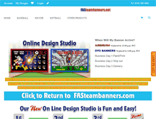 Tablet Screenshot of fasteambanners.net